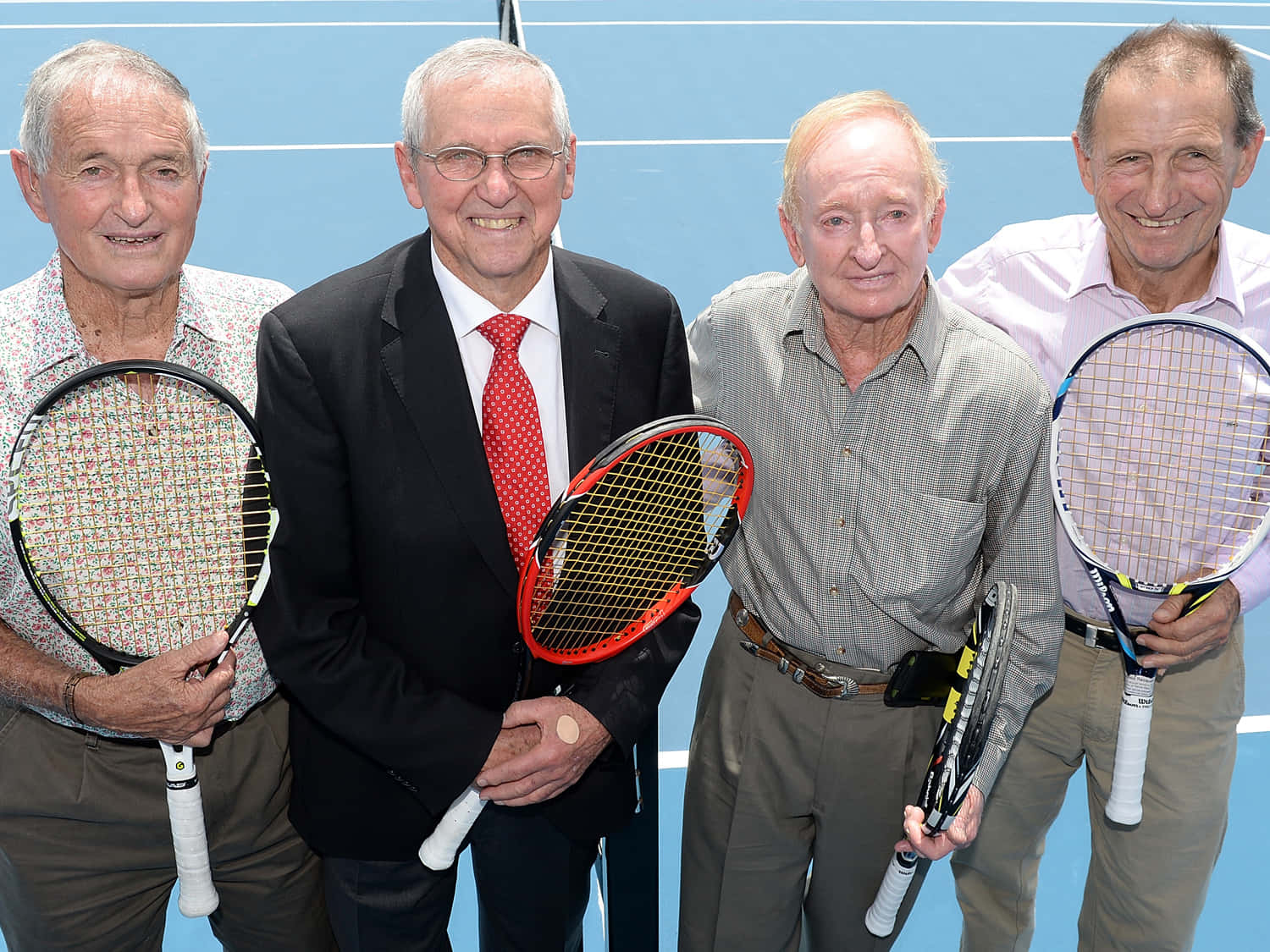 Veteranatleter på Roy Emerson Tennis Center Wallpaper