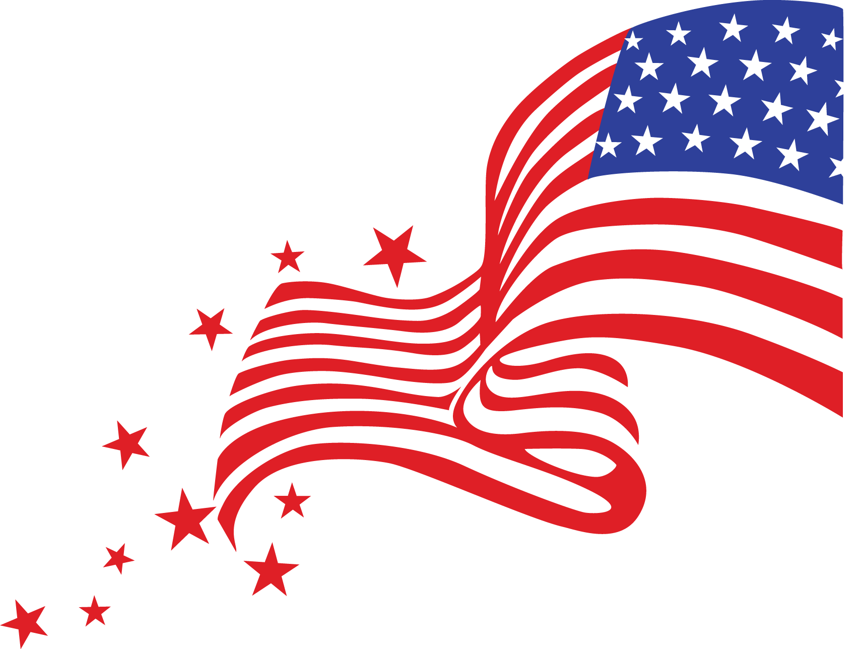 Veterans Day American Flag Graphic PNG