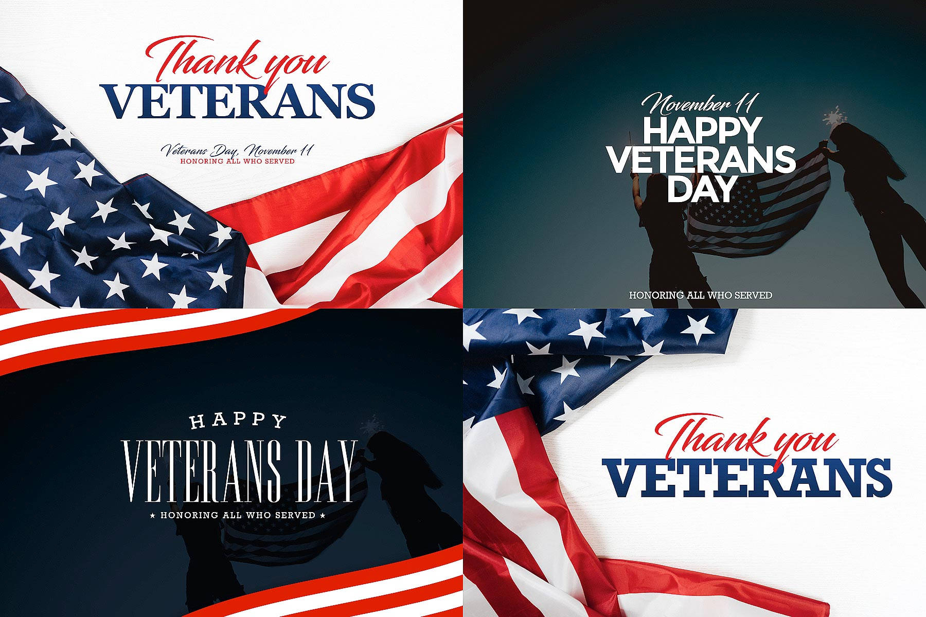 Veterans Day Collage Wallpaper
