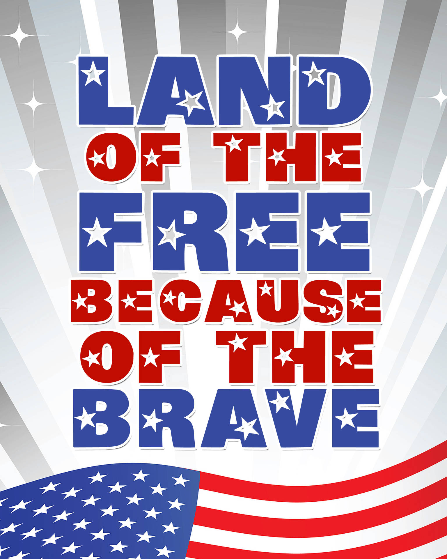 Veterans Day Land Of Free Wallpaper