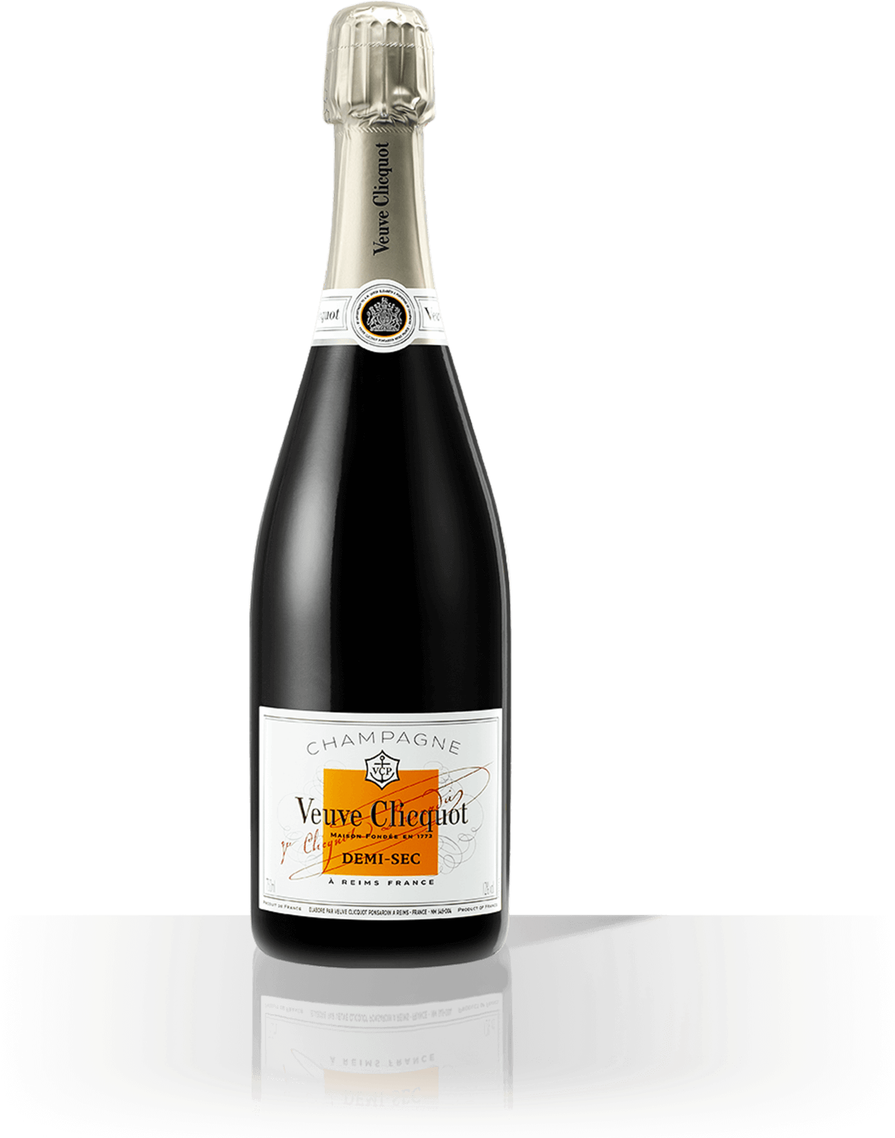 Veuve Clicquot Champagne Bottle PNG