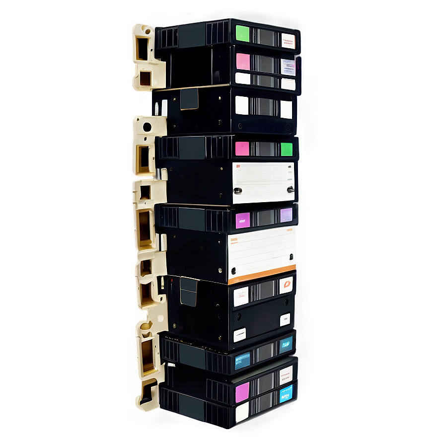 Vhs Tape Stack Png Ayv83 PNG