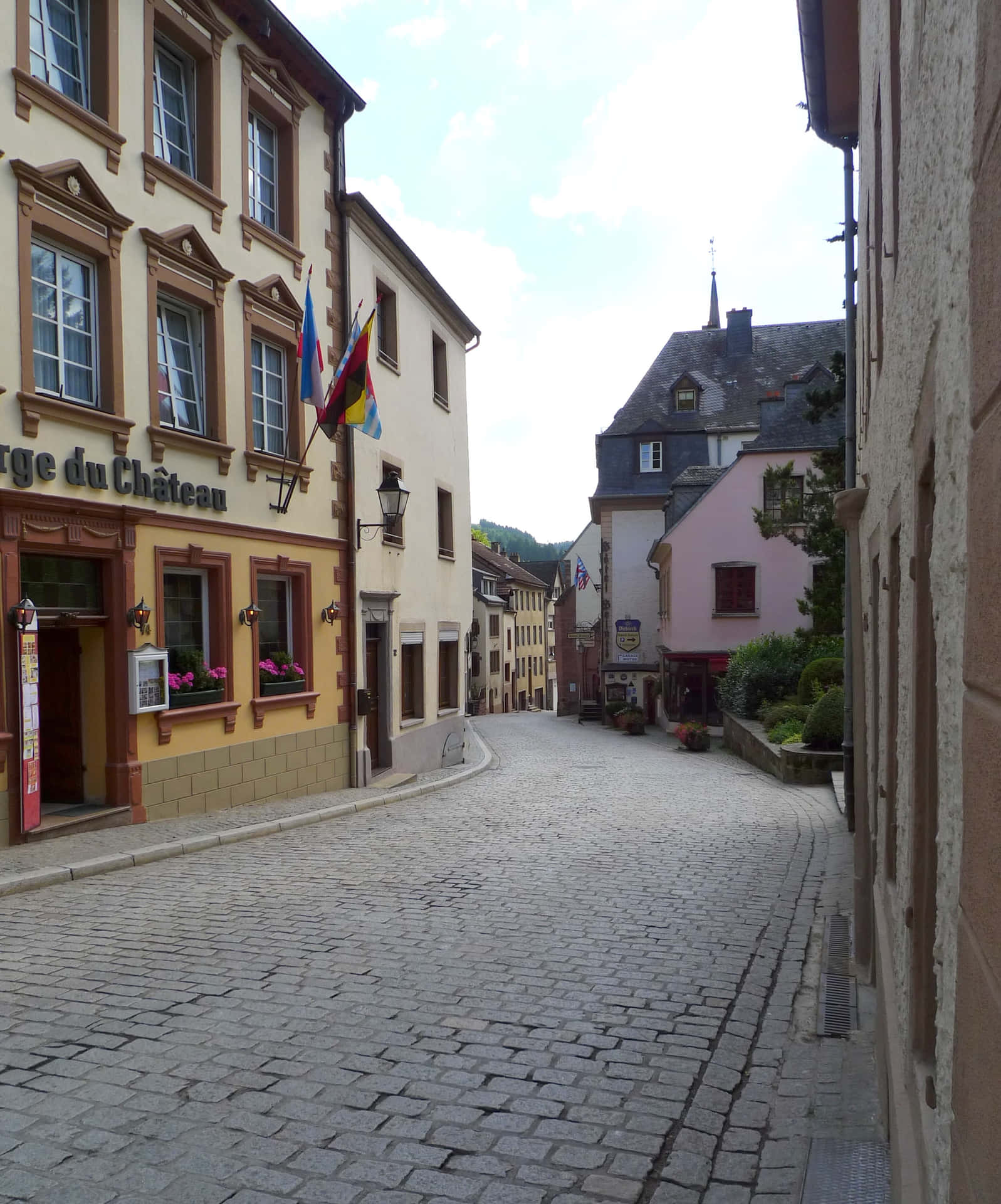 Viandenin Kivikatu Luxemburg Taustakuva