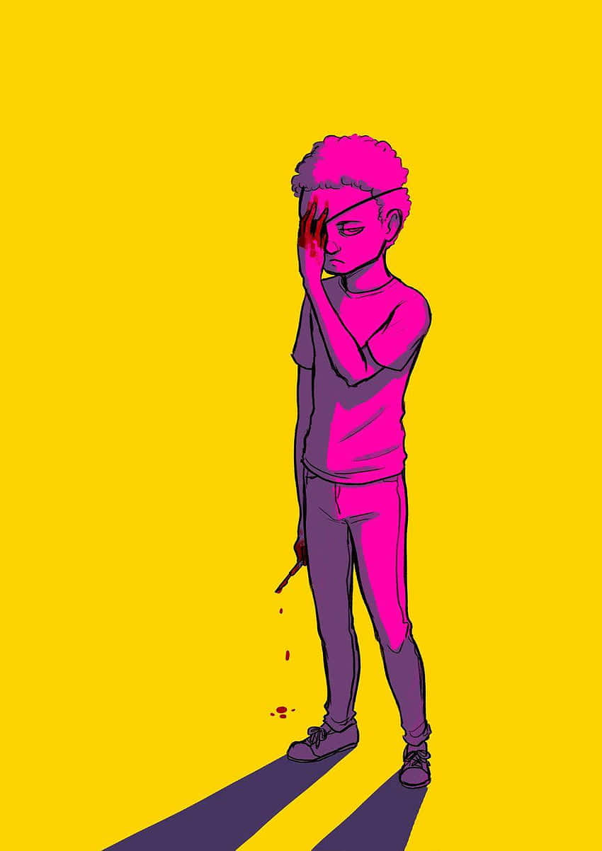 Vibes Sinistres Avec Evil Morty Fond d'écran