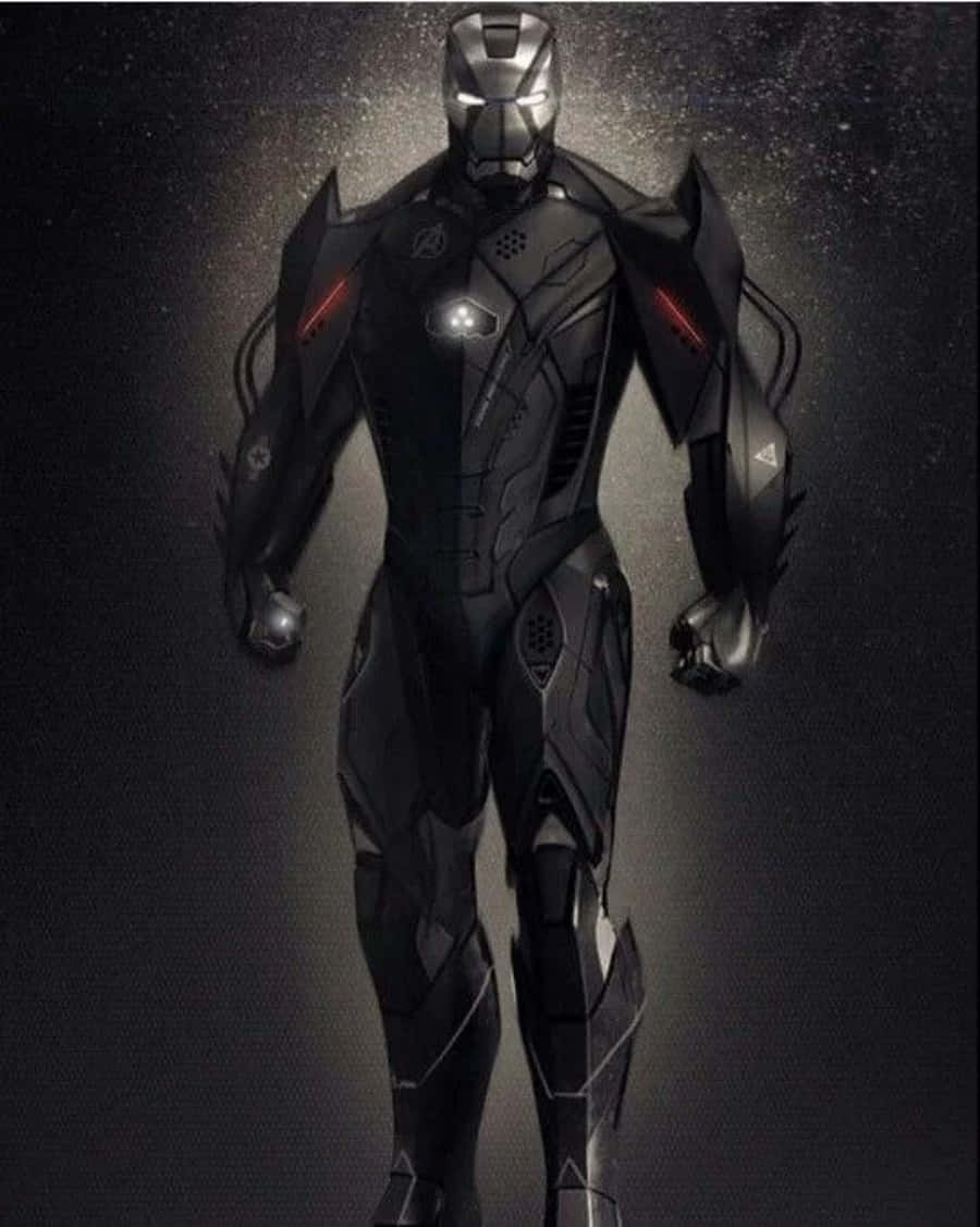 Ready for Adventure in a Vibranium Suit Wallpaper