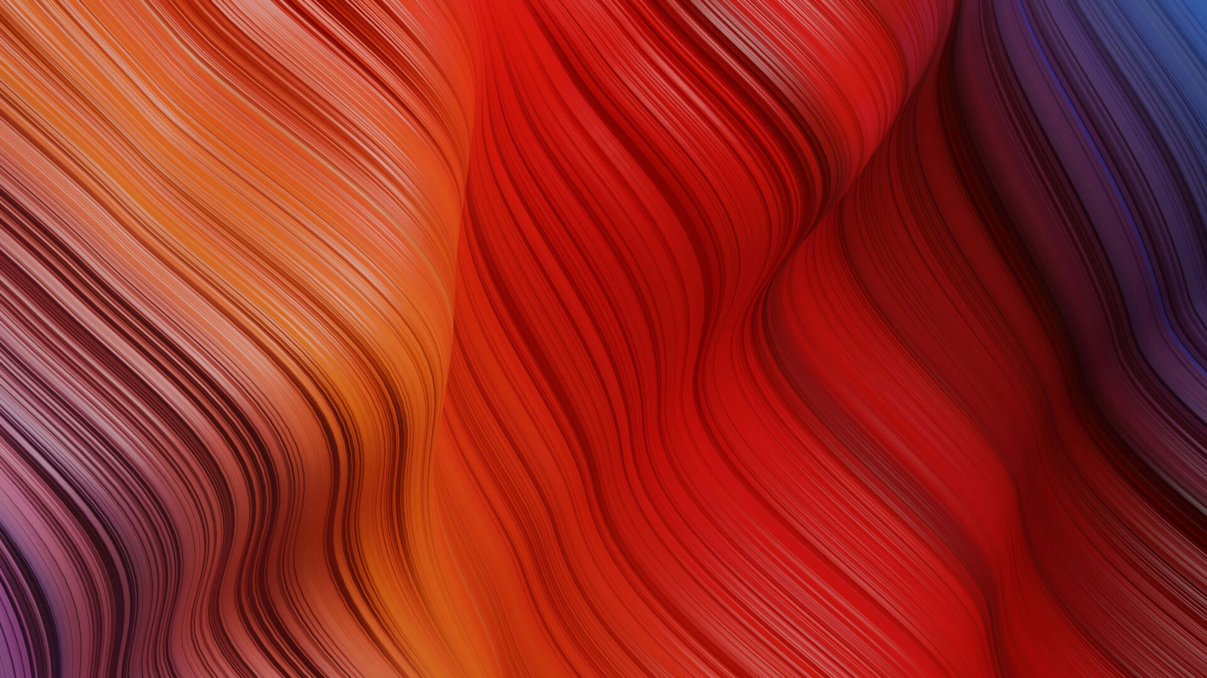Vibrant 4k Abstract Waves Wallpaper