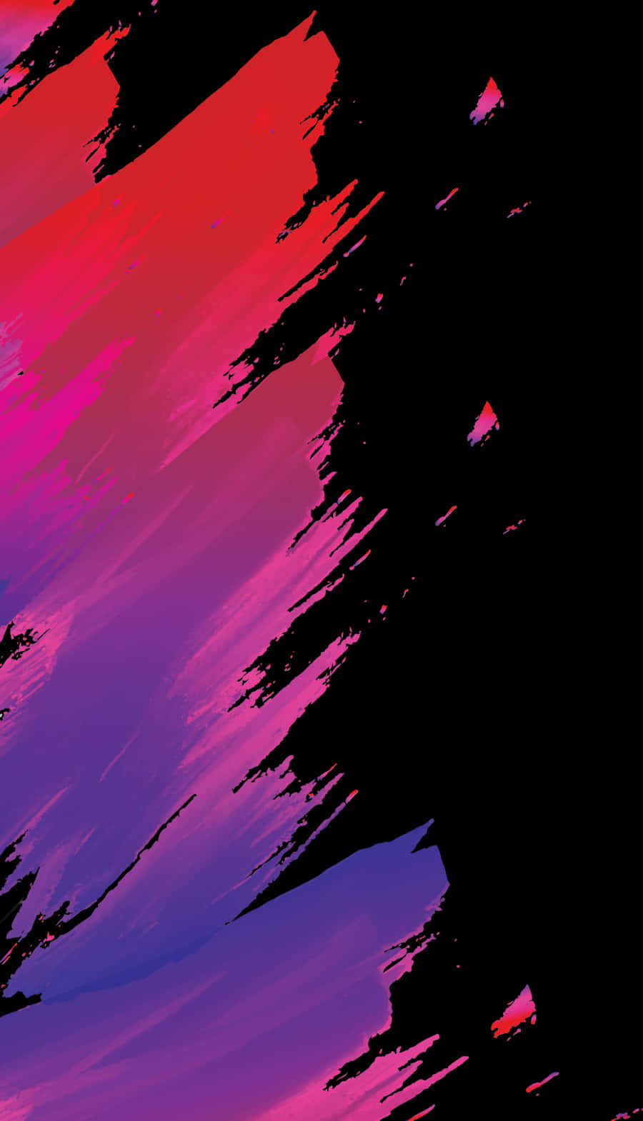 Vibrant Abstract Brushstrokes PNG