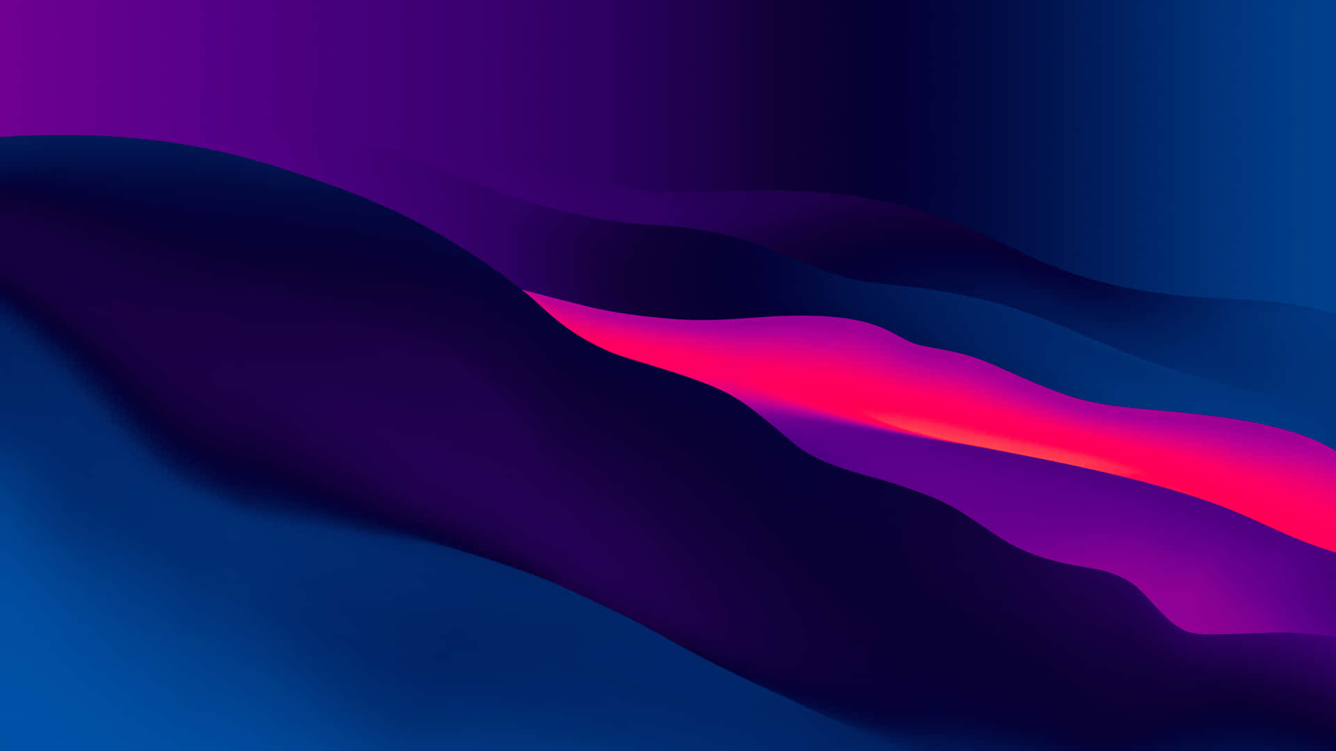 Vibrant Abstract Gradient Waves Wallpaper