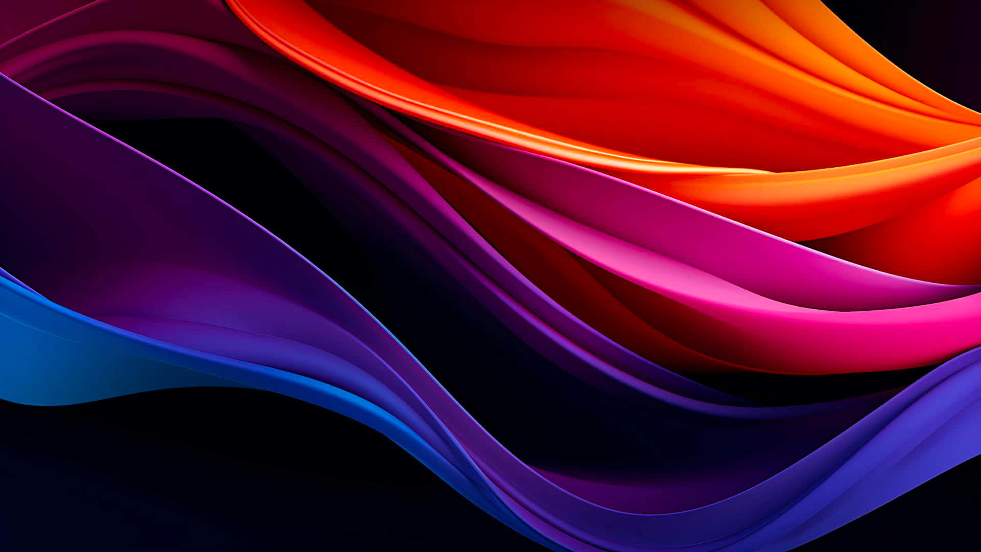 Vibrant Abstract Gradient Waves.jpg Wallpaper