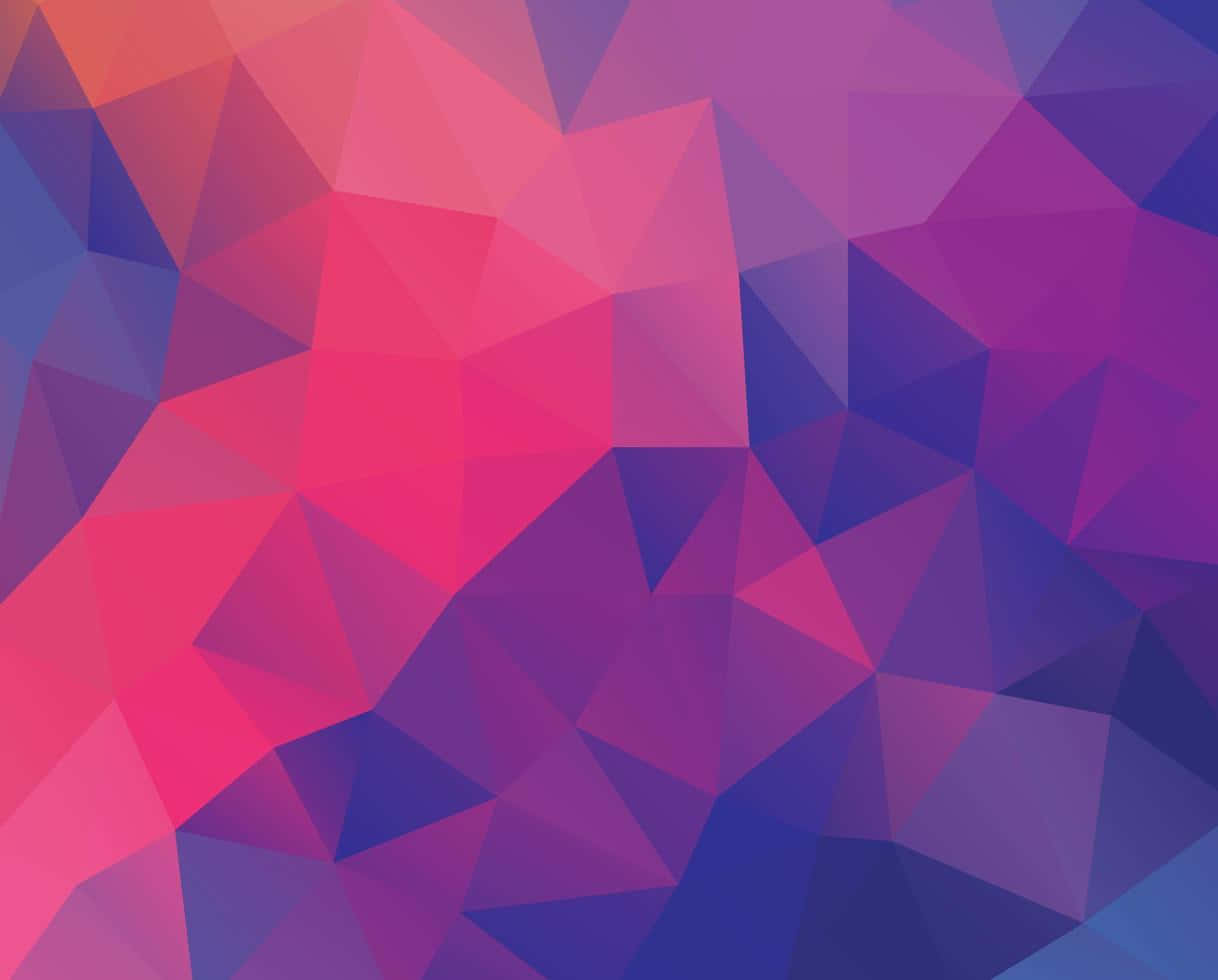 Vibrant Abstract Polygon Background Wallpaper