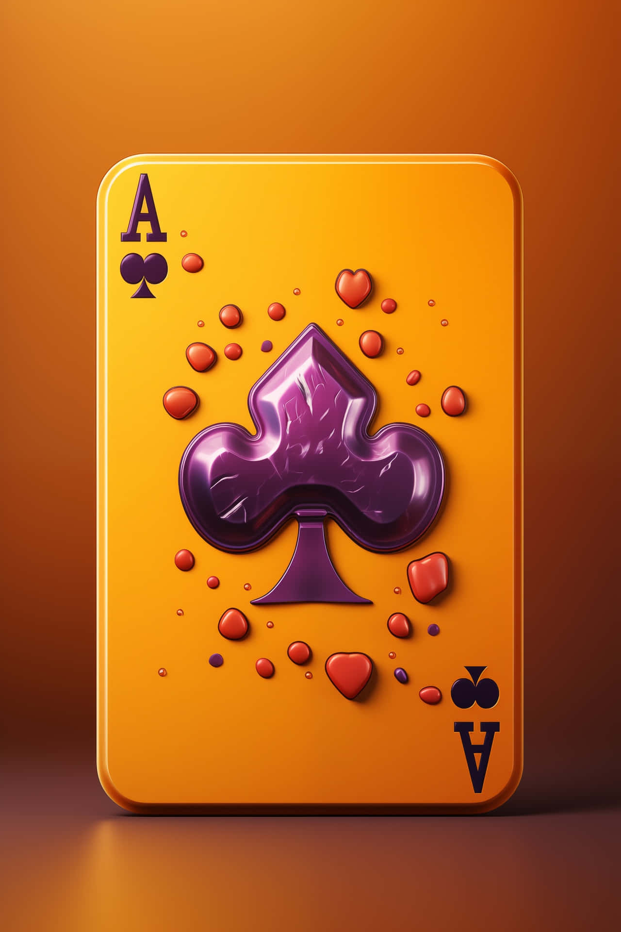 Download Vibrant Aceof Spades Card Wallpaper | Wallpapers.com