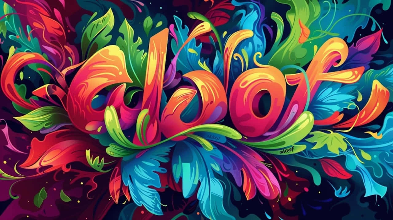 Vibrant Aloof Artwork Wallpaper