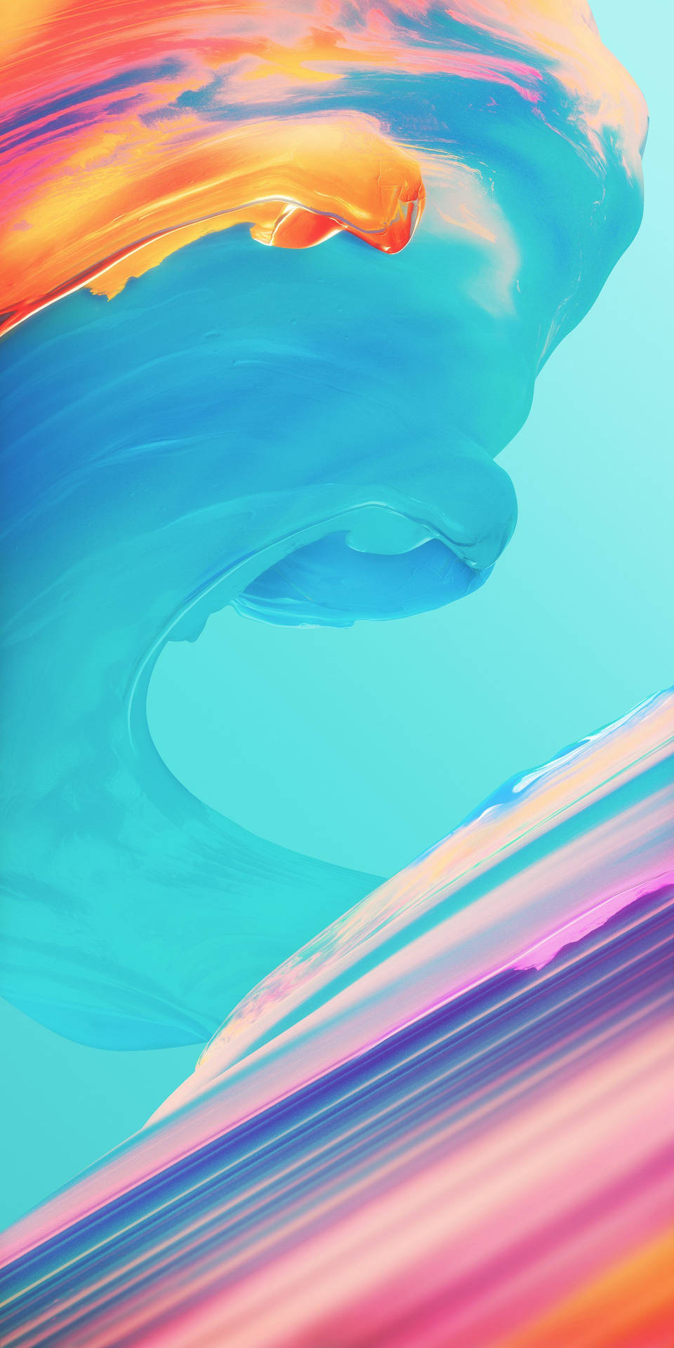 Vibrant And Colorful Abstract OnePlus 9R Wallpaper