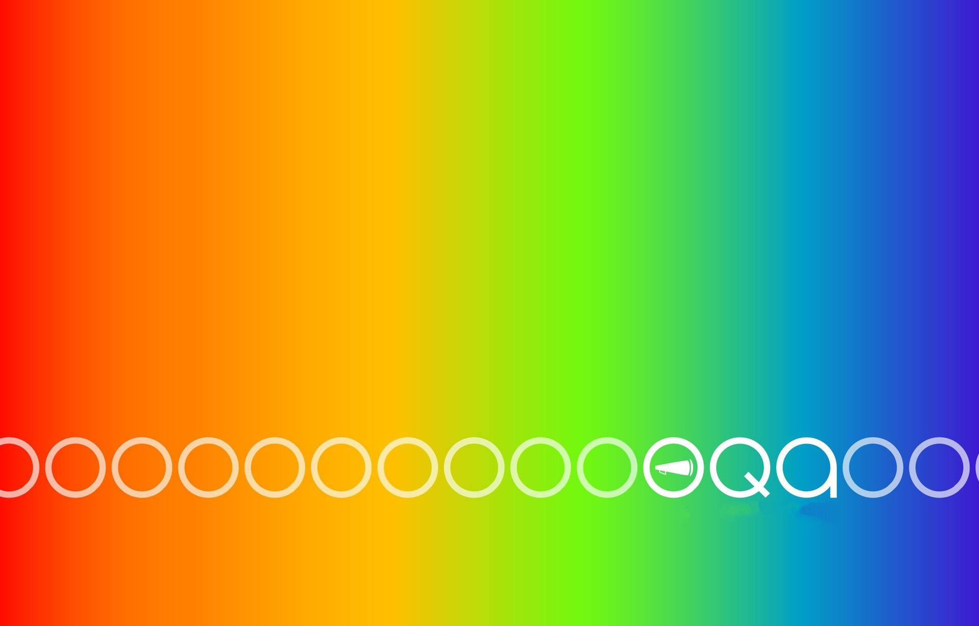 Vibrant Blended Rainbow LGBTQA+ Pride Wallpaper