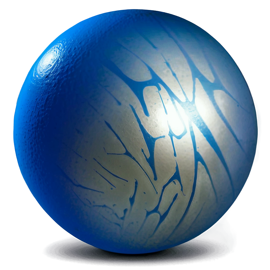 Vibrant Blue Ball Png Vyr PNG