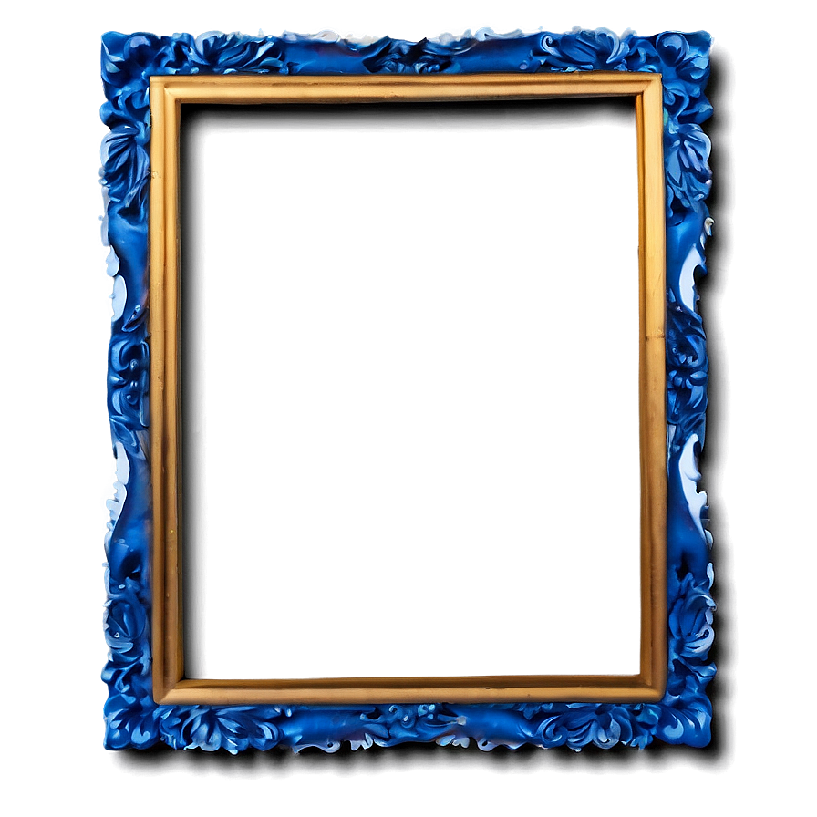 Download Vibrant Blue Frame Png 82 | Wallpapers.com