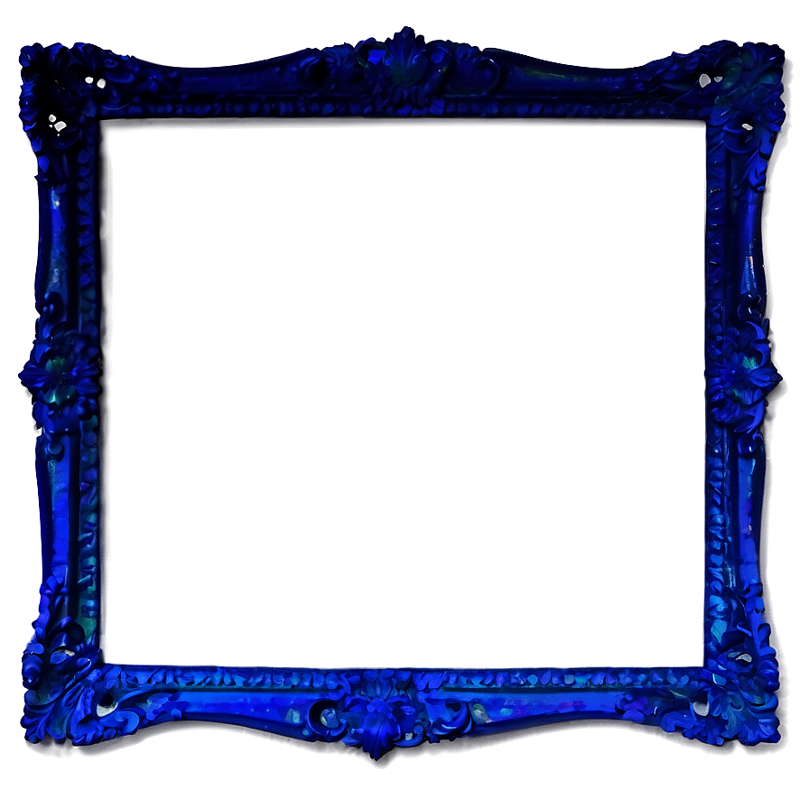 Download Vibrant Blue Frame Png Obo33 | Wallpapers.com