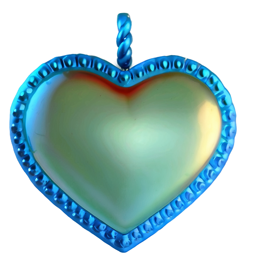 Vibrant Blue Heart Png Vcy95 PNG