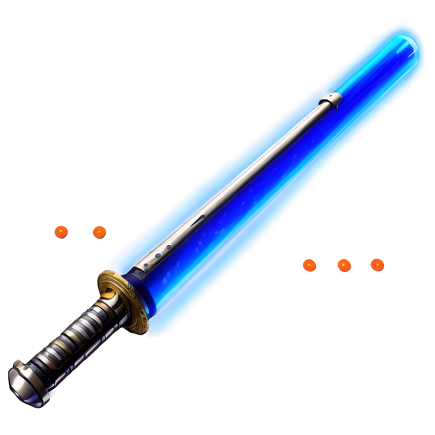 Vibrant Blue Jedi Lightsaber Png 73 PNG