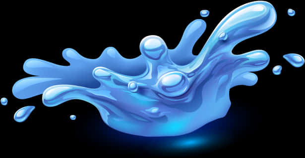 Download Vibrant Blue Water Splash | Wallpapers.com