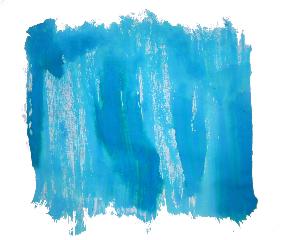 Vibrant Blue Watercolor Texture PNG