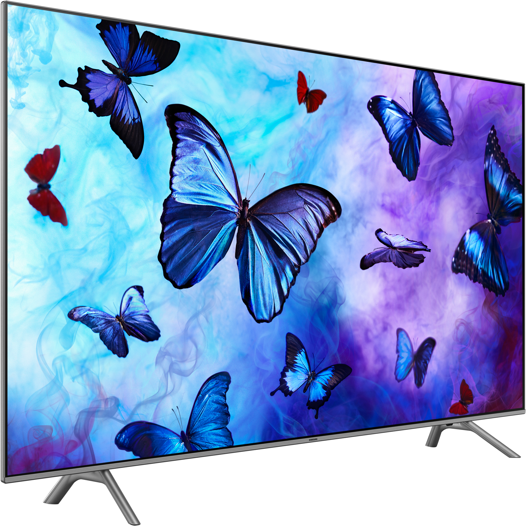 Vibrant Butterflies Samsung T V Display PNG