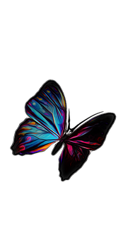 Vibrant Butterfly Artwork PNG