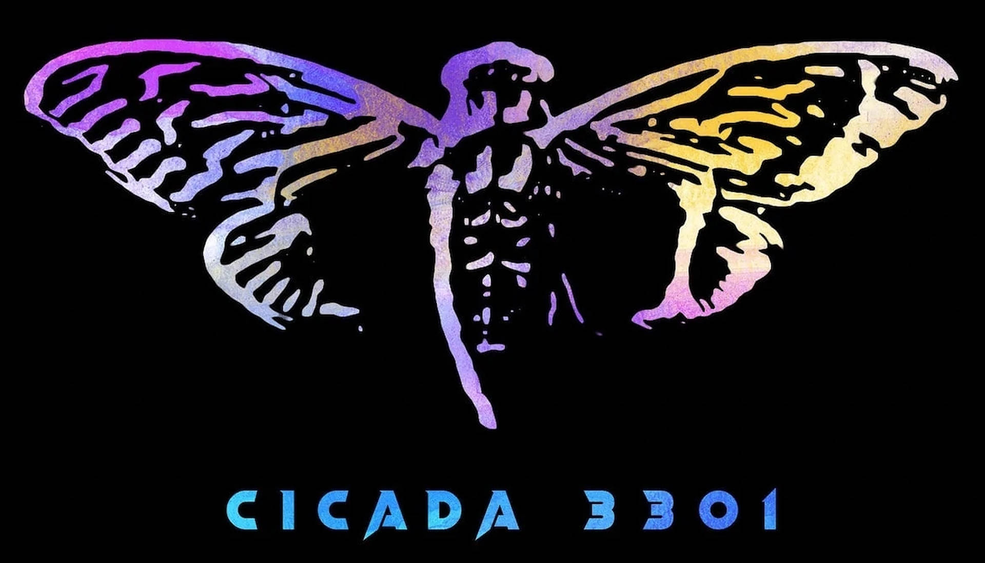 Vibrant Cicada Logo Wallpaper
