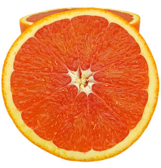 Vibrant Citrus Slice PNG