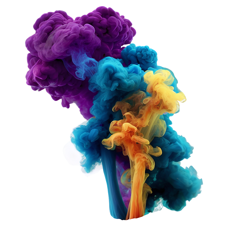 Download Vibrant Color Smoke Design Png 06122024 | Wallpapers.com