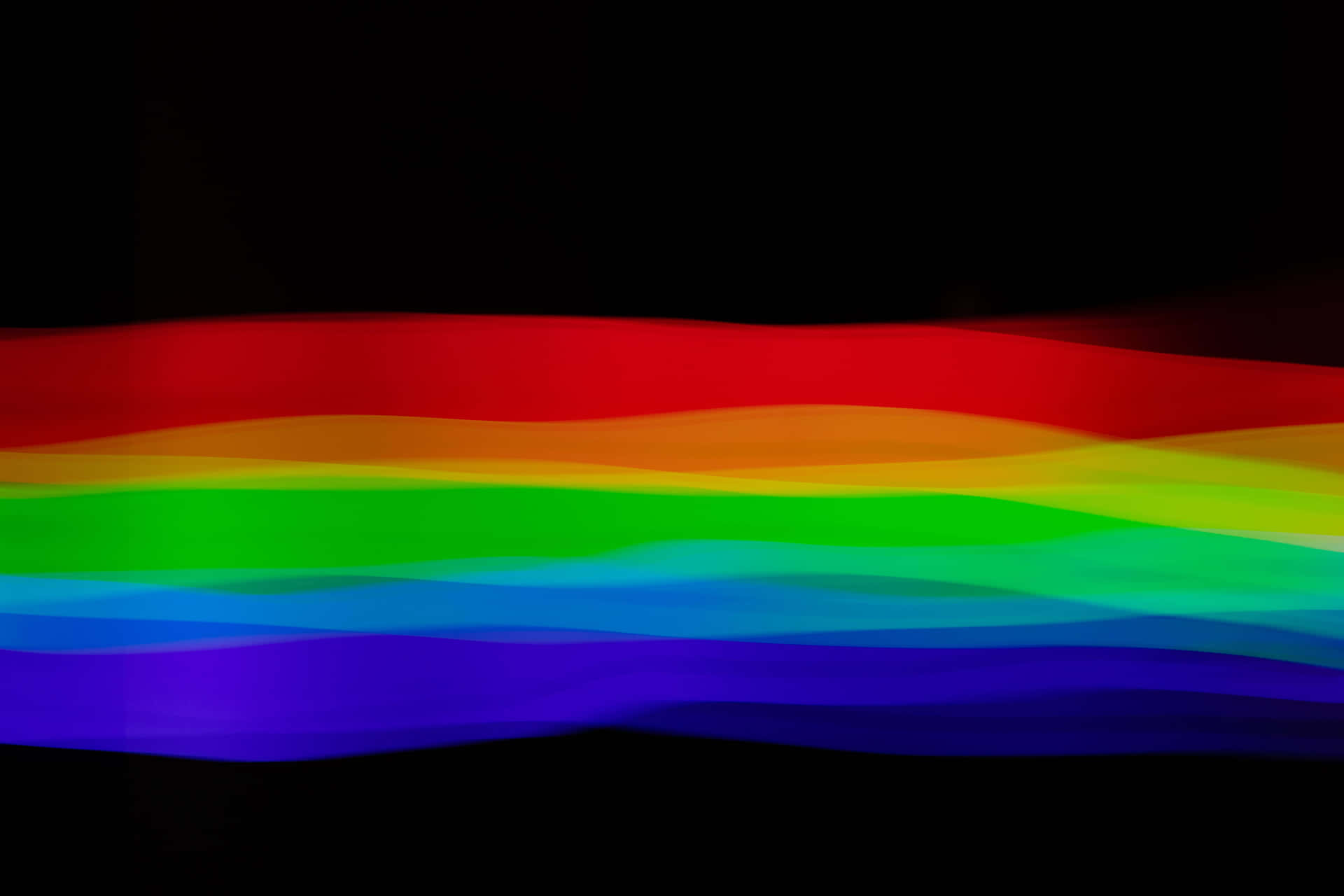 Vibrant Color Spectrum Waves Wallpaper