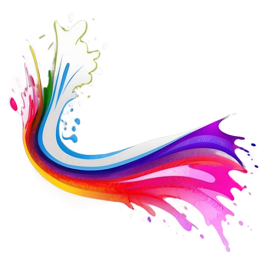Vibrant Color Splash Png Fjd PNG