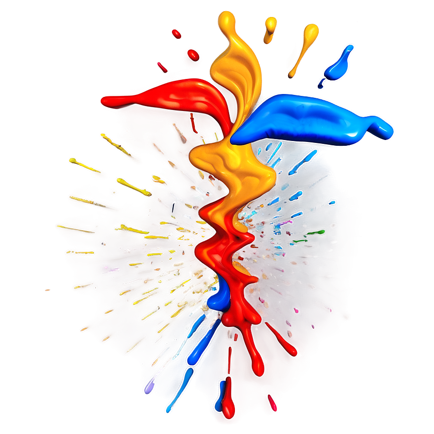 Vibrant Color Splash Png Prd21 PNG