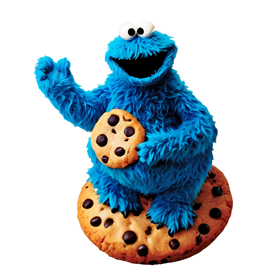 Download Vibrant Cookie Monster Png 05212024