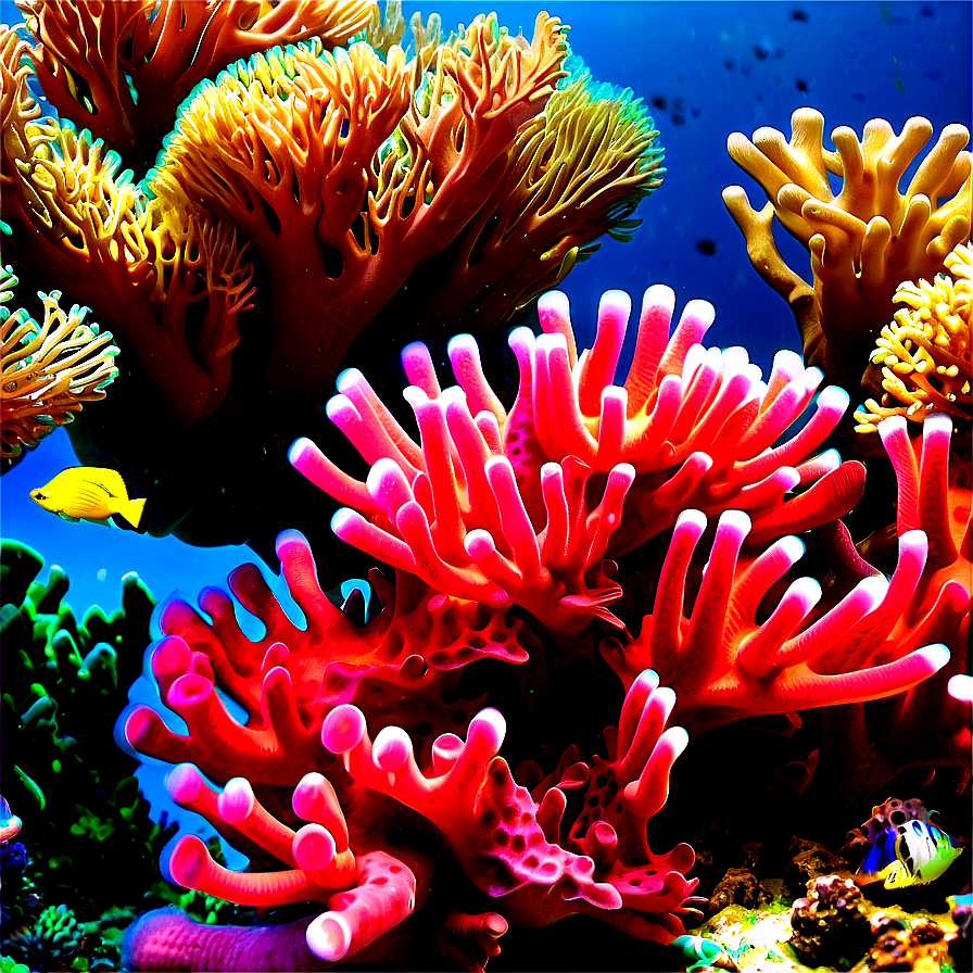 Download Vibrant Coral Reef Underwater Photo Png Sew68 | Wallpapers.com