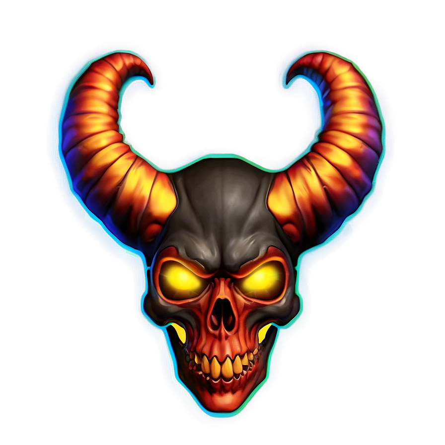 Download Vibrant Devil Horns Png Wky16 | Wallpapers.com