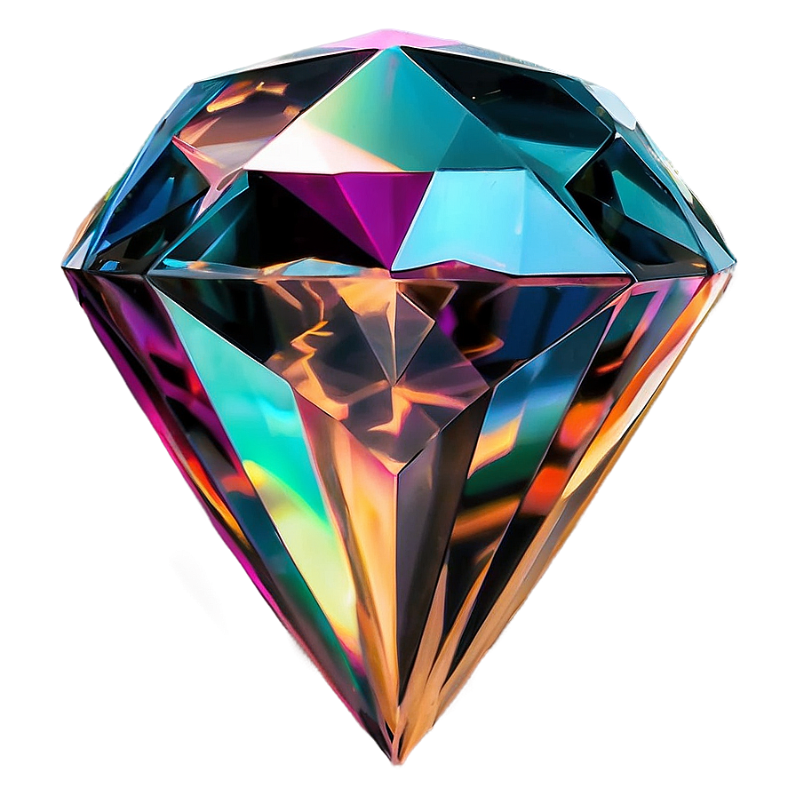 Vibrant Diamond Reflection Png Npf63 PNG