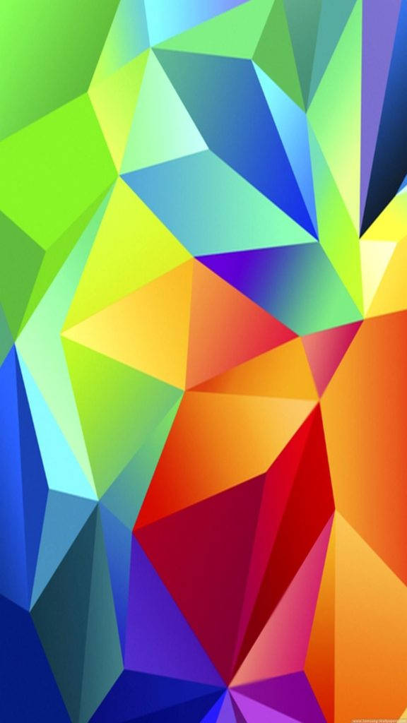 Vibrant Diamonds Abstract Iphone Wallpaper