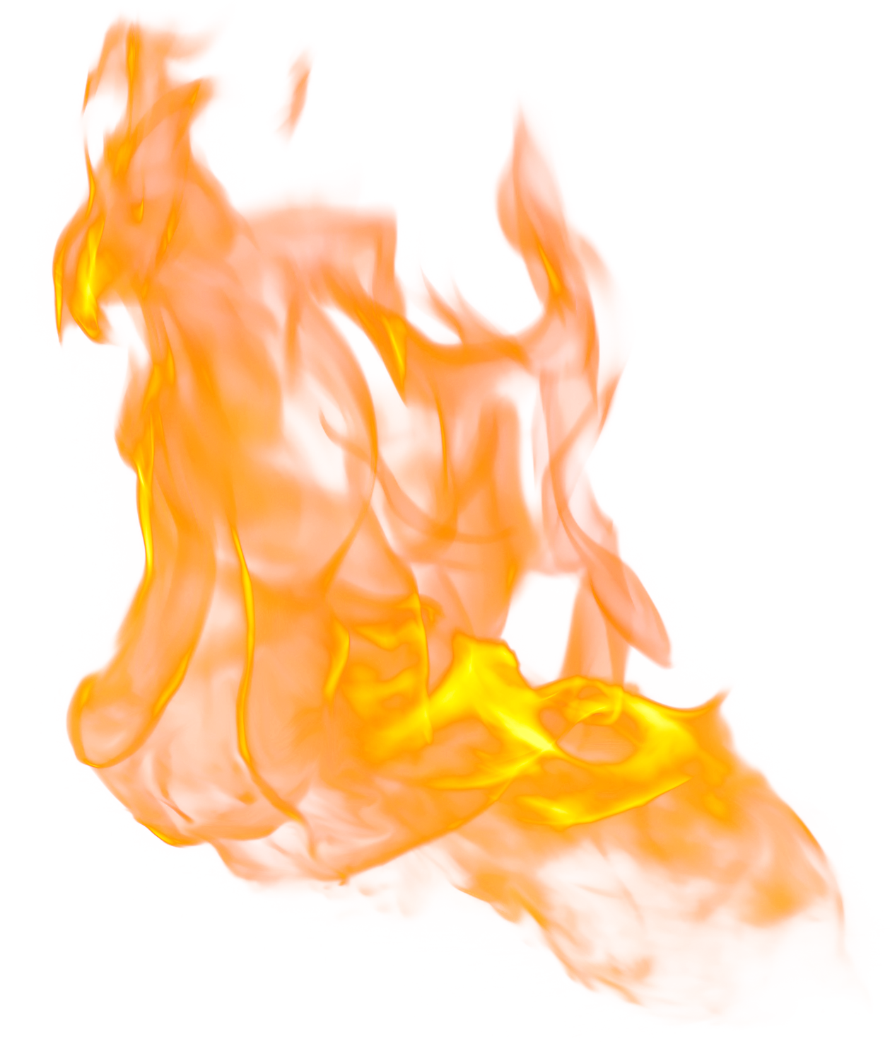 Vibrant Digital Flame Art PNG