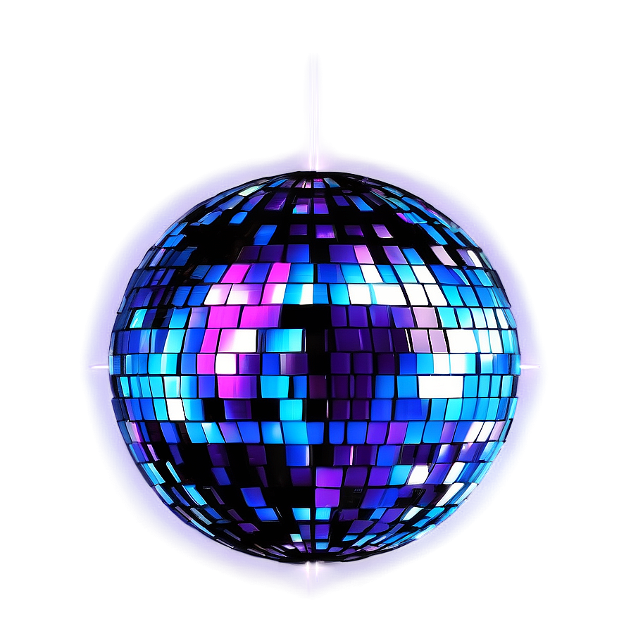 Vibrant Disco Ball Illumination PNG