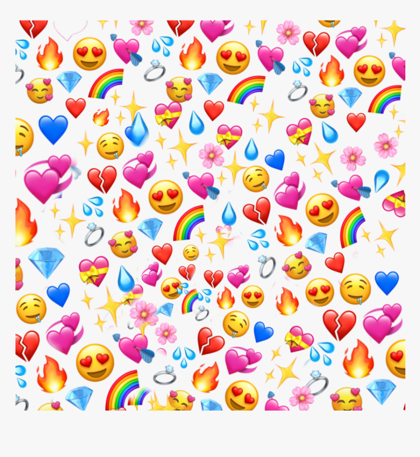Vibrant Emoji Explosion Background