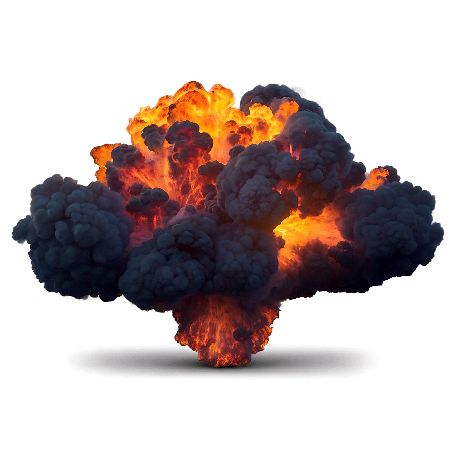 Vibrant Fire Explosion Png 55 PNG