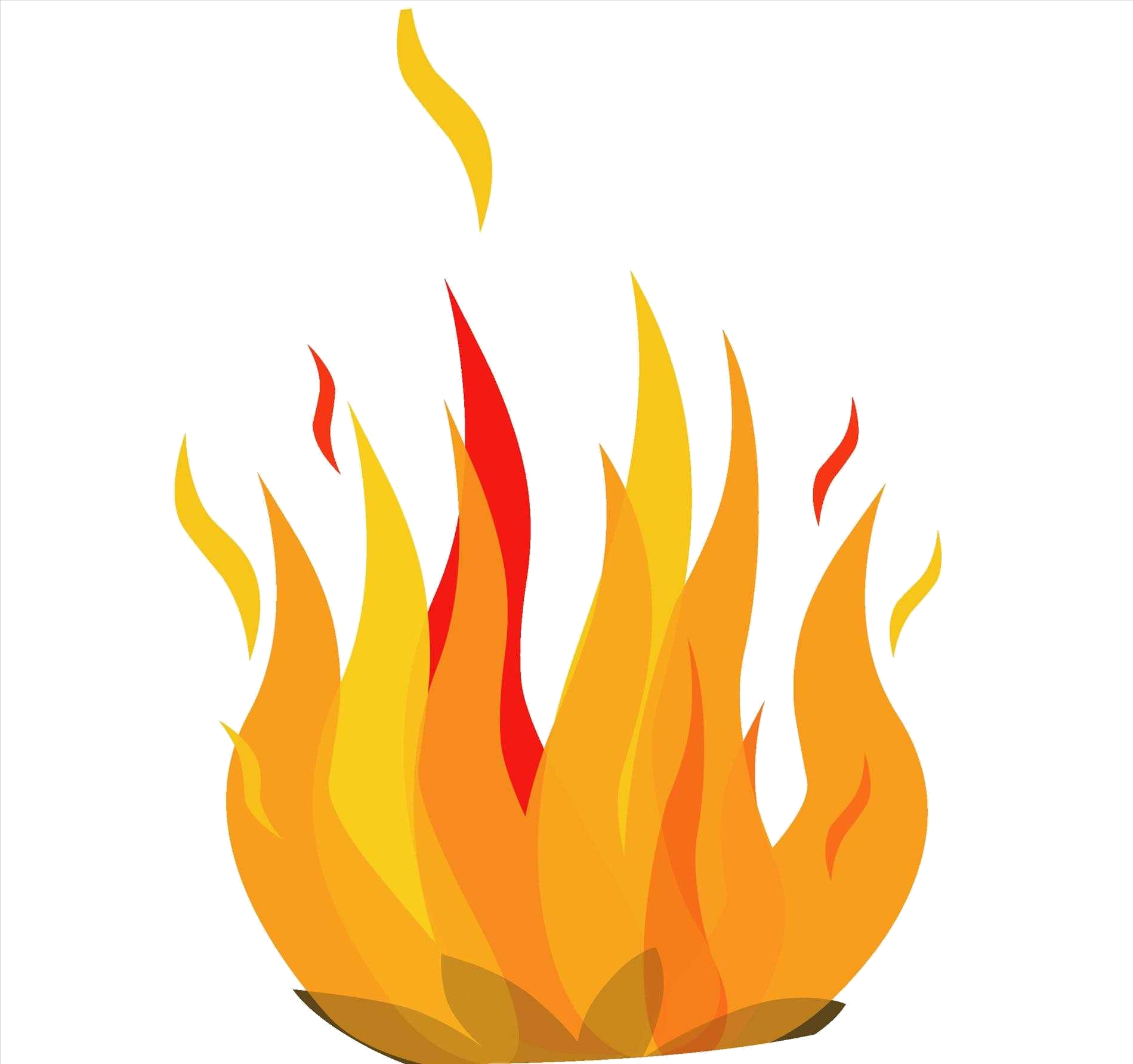 Vibrant Flame Illustration PNG