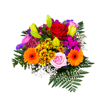 Vibrant_ Floral_ Arrangement PNG