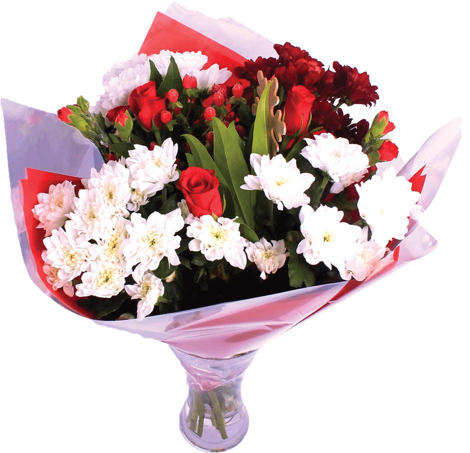 Vibrant Floral Bouquet PNG