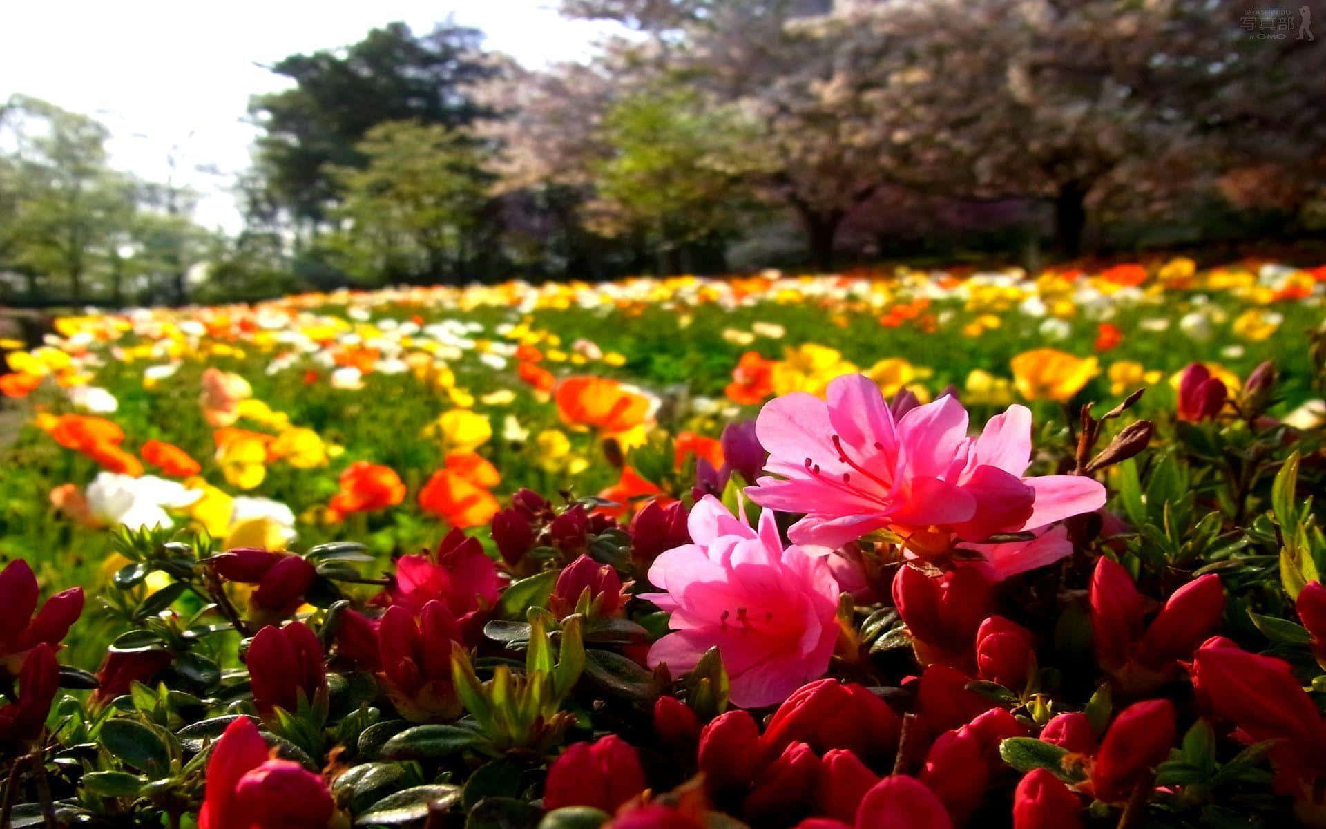 Vibrant_ Flower_ Field_ Bloom.jpg Wallpaper