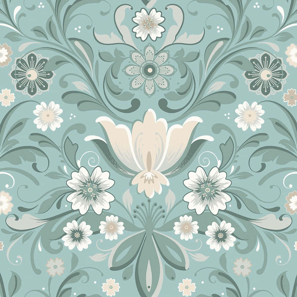 Vibrant Flower Power - Retro Floral Design Wallpaper