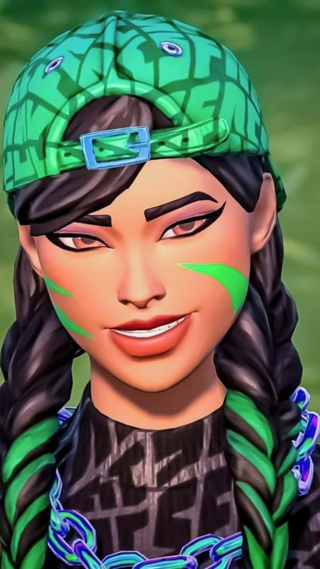 Vibrant Gamer Girl Avatar Wallpaper
