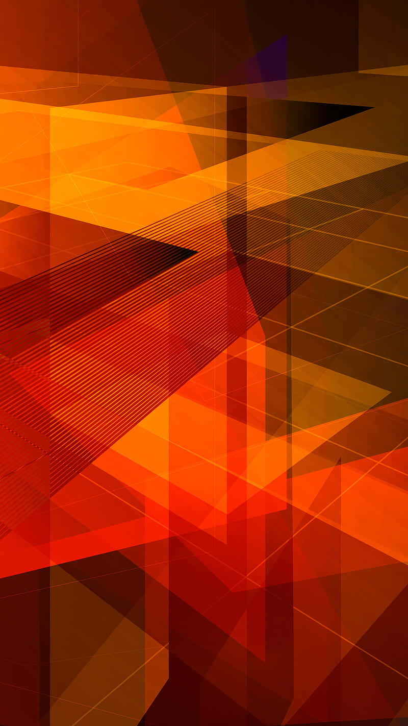 Vibrant Geometric Abstraction Wallpaper