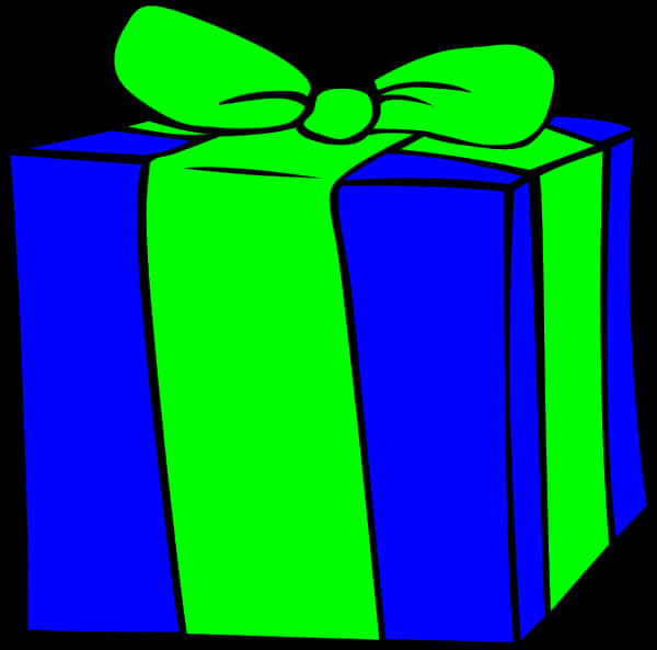 Vibrant Gift Box Illustration PNG